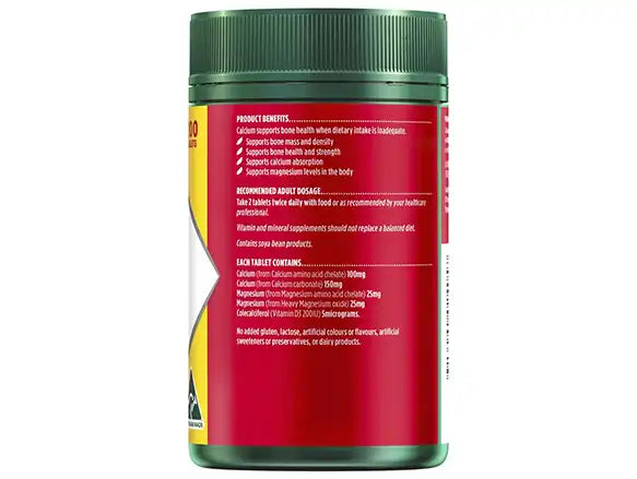 Natures Own Calcium, Magnesium &amp; Vitamin D3 200 Tablets