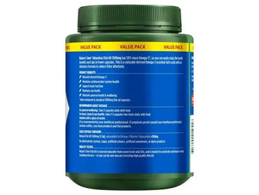 Natures Own Odourless Fish Oil 1500mg 500 Capsules