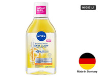 Nivea Skin Glow Serum Infused Micellar Cleansing Water 5% Serum with Vitamins C and E 400ml - GERMANY - 4006000068428