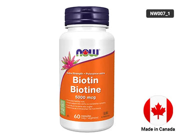 Buy Original Now Biotin 5000mcg 60 Veg Capsules in Sri Lanka
