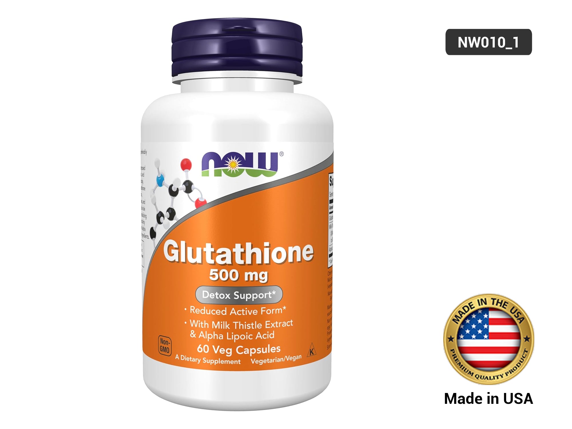 Buy Original NOW Glutathione 500mg 60 Capsules in Sri Lanka