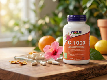 Now C - 1000 with 100mg Bioflavonoids 100 Veg Capsules in Sri Lanka