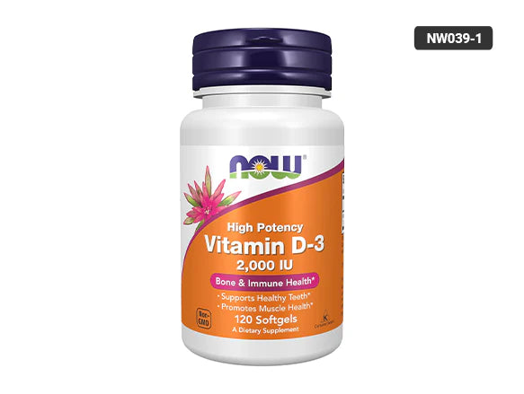 Now Vitamin D3 2000 IU 120 Softgels in Sri Lanka