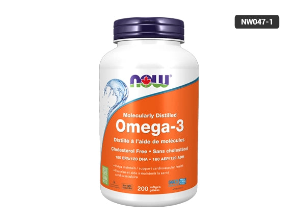 Now Molecularly Distilled Omega-3 Fish Oil 200 Softgels in Sri Lanka