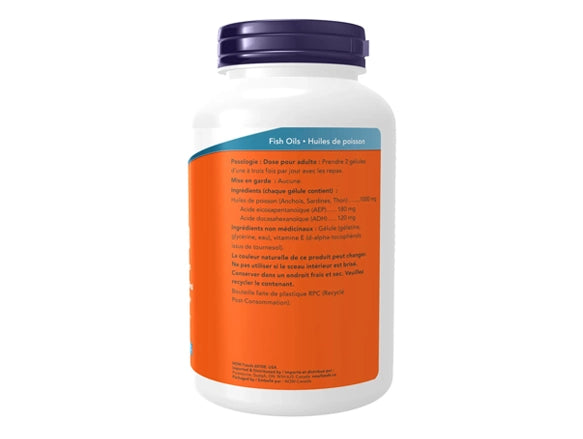 Now Molecularly Distilled Omega-3 Fish Oil 200 Softgels in Sri Lanka