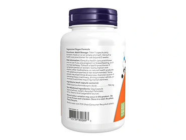 Now GABA Extra Strength 750mg 100 Veg Capsules in Sri Lanka