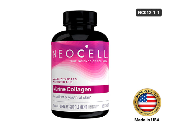 Neocell Marine Collagen Type 1 & 3 with Hyaluronic Acid 120 Capsules in Sri Lanka