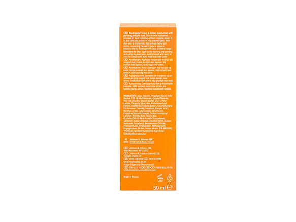 Neutrogena Clear and Defend Moisturizer 50ml - FRANCE in Sri Lanka