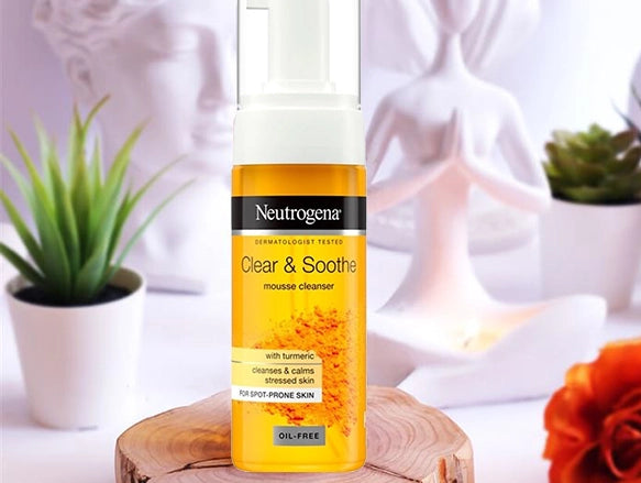 Neutrogena Clear and Soothe Mousse Cleanser 150ml - GREECE in Sri Lanka