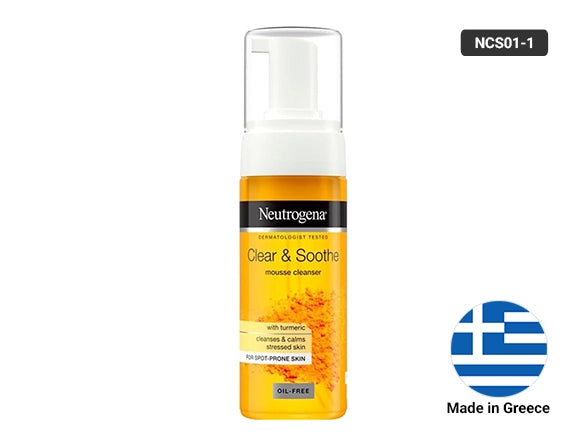 Neutrogena Clear and Soothe Mousse Cleanser 150ml in Sri Lanka 