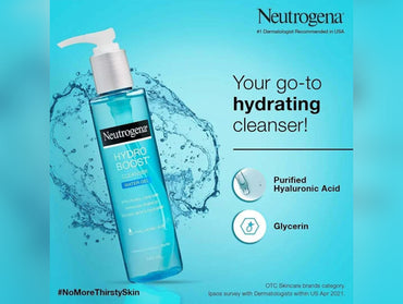 Neutrogena Hydro Boost Cleanser Water Gel 200ml - GREECE in Sri Lanka