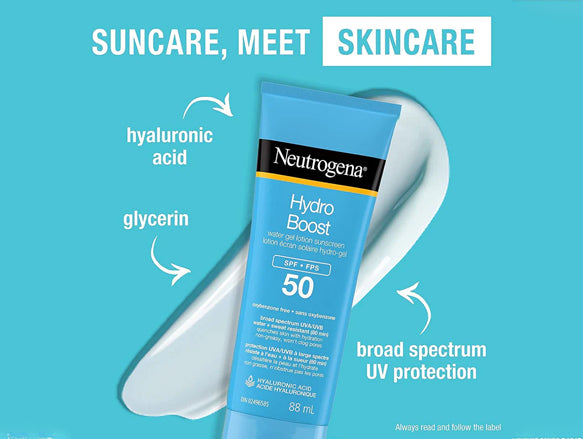 Neutrogena Hydro Boost Water gel Lotion SPF 50 88ml - CANADA in Sri Lanka