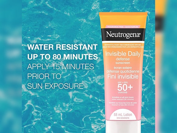 Neutrogena Invisible Daily Defense Sunscreen SPF 50+ 88ml - CANADA in Sri Lanka