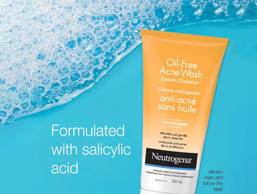 Neutrogena Oil-Free Acne Wash Cream Cleanser 200ml - CANADA in Sri Lanka