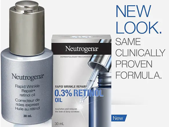Neutrogena Rapid Wrinkle Repair 0.3% Retinol Oil 30ml - CANADA in Sri Lanka