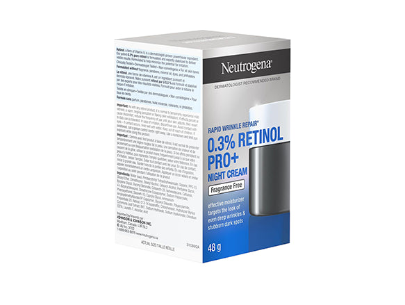 Neutrogena Rapid Wrinkle Repair Retinol Pro+ .3% Night Cream 48g - CANADA in Sri Lanka
