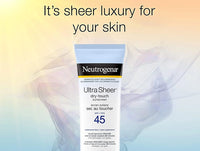 Neutrogena Ultra Sheer Dry-Touch Sunscreen SPF45 88ml - CANADA in Sri Lanka