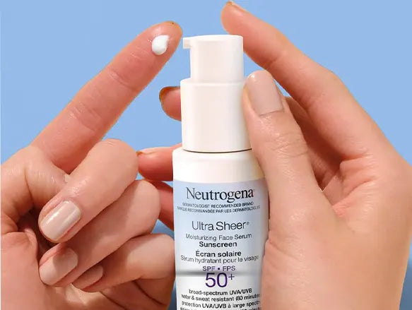 Neutrogena Ultra Sheer Moisturizing Face Serum Sunscreen SPF 50+ 50ml - CANADA in Sri Lanka