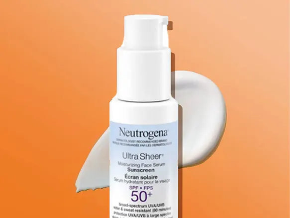 Neutrogena Ultra Sheer Moisturizing Face Serum Sunscreen SPF 50+ 50ml - CANADA in Sri Lanka