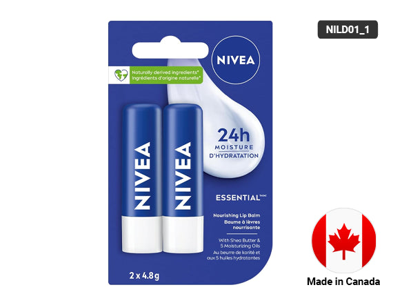 Nivea Essential Lip Balm Duo Pack - CANADA in Sri Lanka