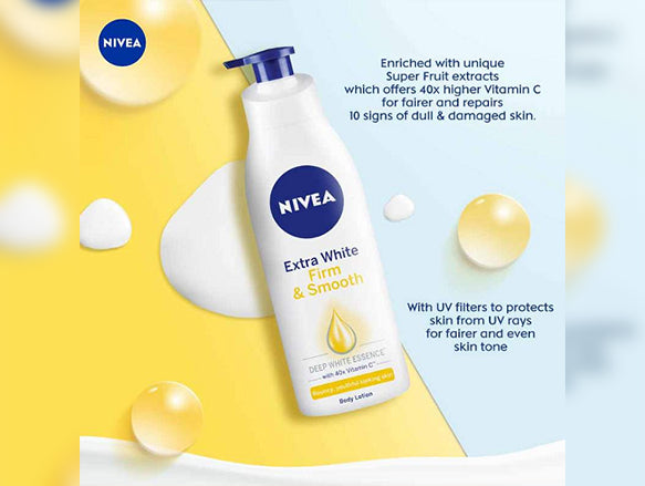 Nivea Extra White Firm and Smooth Q10 Body Lotion 400ml - GERMANY in Sri Lanka