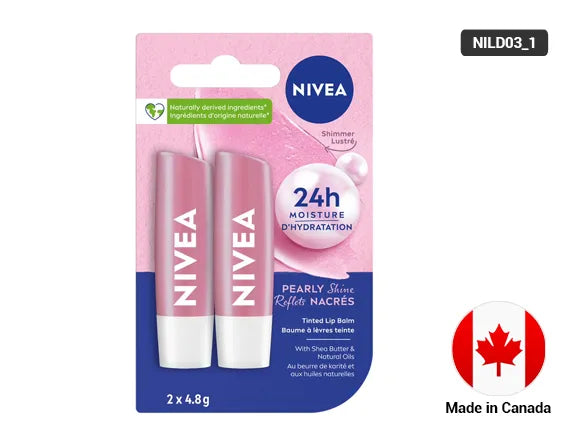 Nivea Pearly Shine Lip Balm Duo Pack in Sri Lanka 