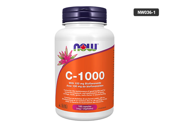 Now C - 1000 with 100mg Bioflavonoids 100 Veg Capsules in Sri Lanka