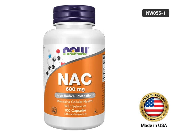 Now NAC 600mg 100 Capsules