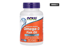 Now Omega-3 Fish Oil 1000mg (USA) 100 Softgels in Sri Lanka 