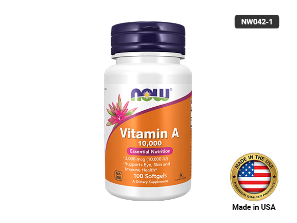 Now Vitamin A 10000 100 Softgels in Sri Lanka 