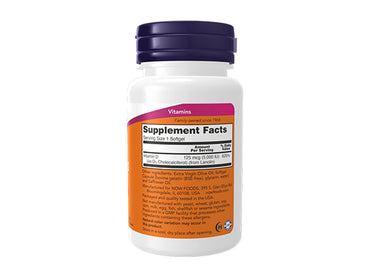 Now Vitamin D3 5000IU 120 Softgels - USA in Sri Lanka