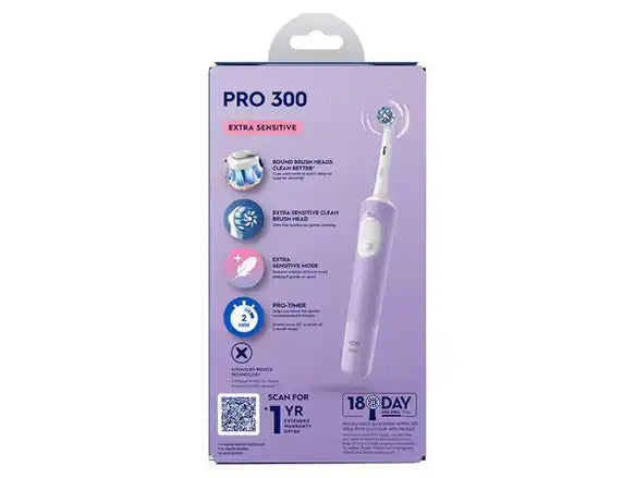 Oral-B PRO 300 Sensitive Rechargeable Toothbrush