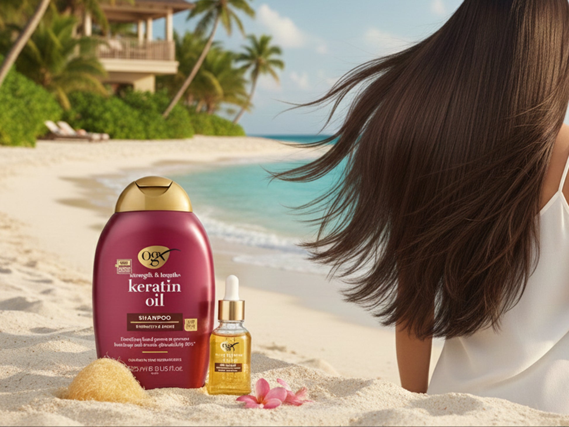 OGX Keratin Oil Shampoo 385ml in Sri Lanka