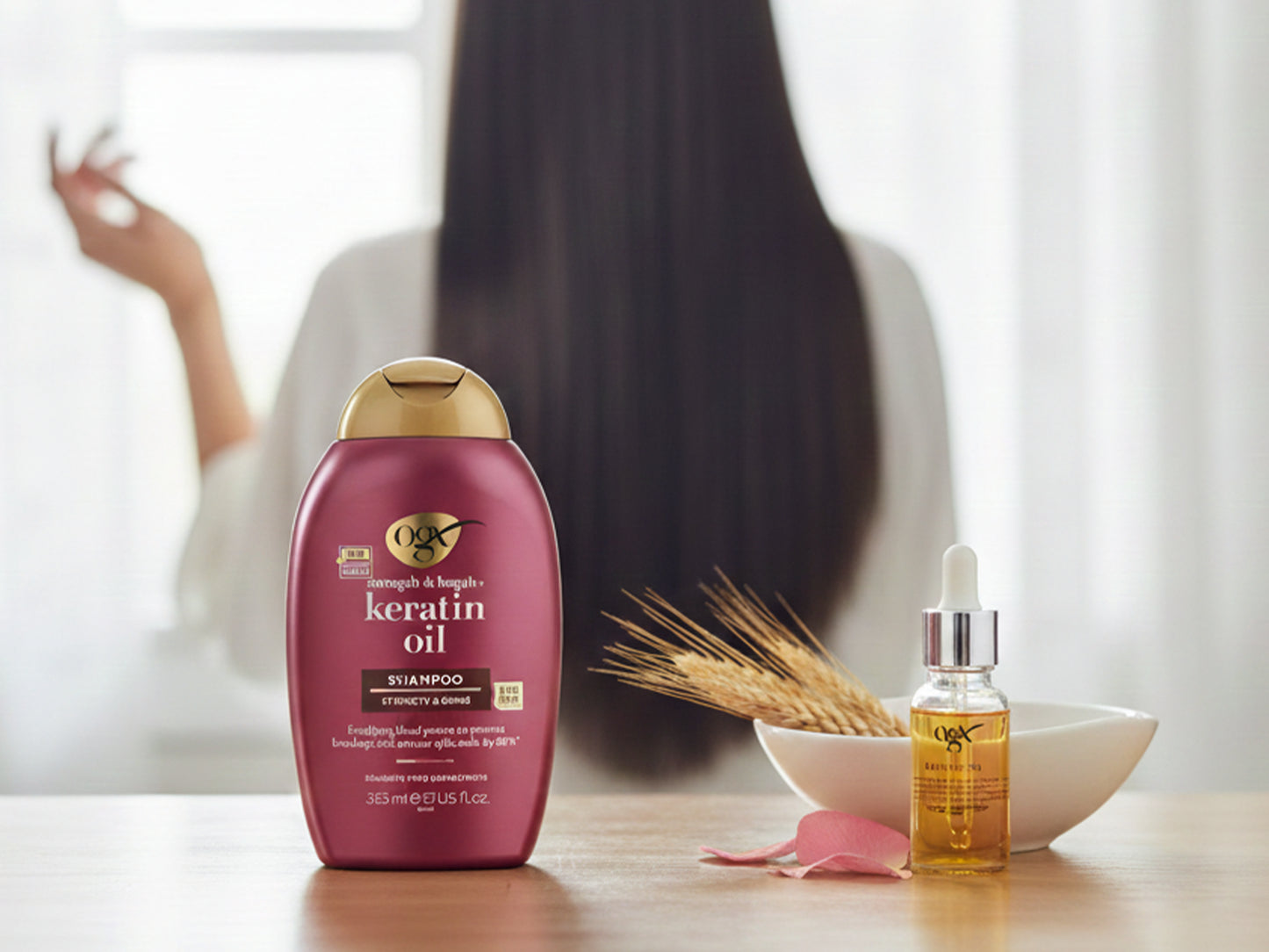 OGX Keratin Oil Shampoo 385ml in Sri Lanka