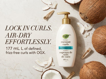 Ogx Locking + Coconut Curls Air Dry Cream 177ml in Sri Lanka