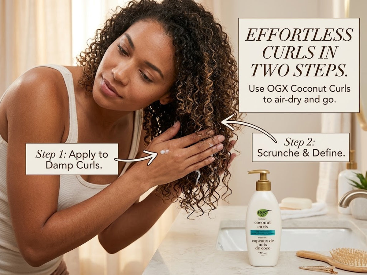Ogx Locking + Coconut Curls Air Dry Cream 177ml in Sri Lanka