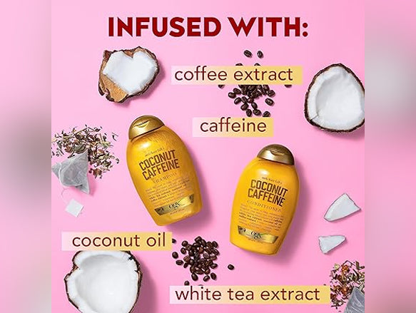 OGX Coconut Caffeine Anti-Hair Fall Conditioner 385ml - USA in Sri Lanka