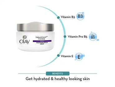 Olay Natural Aura 7 In One Night Nourishing Repair Cream 50g in Sri Lanka