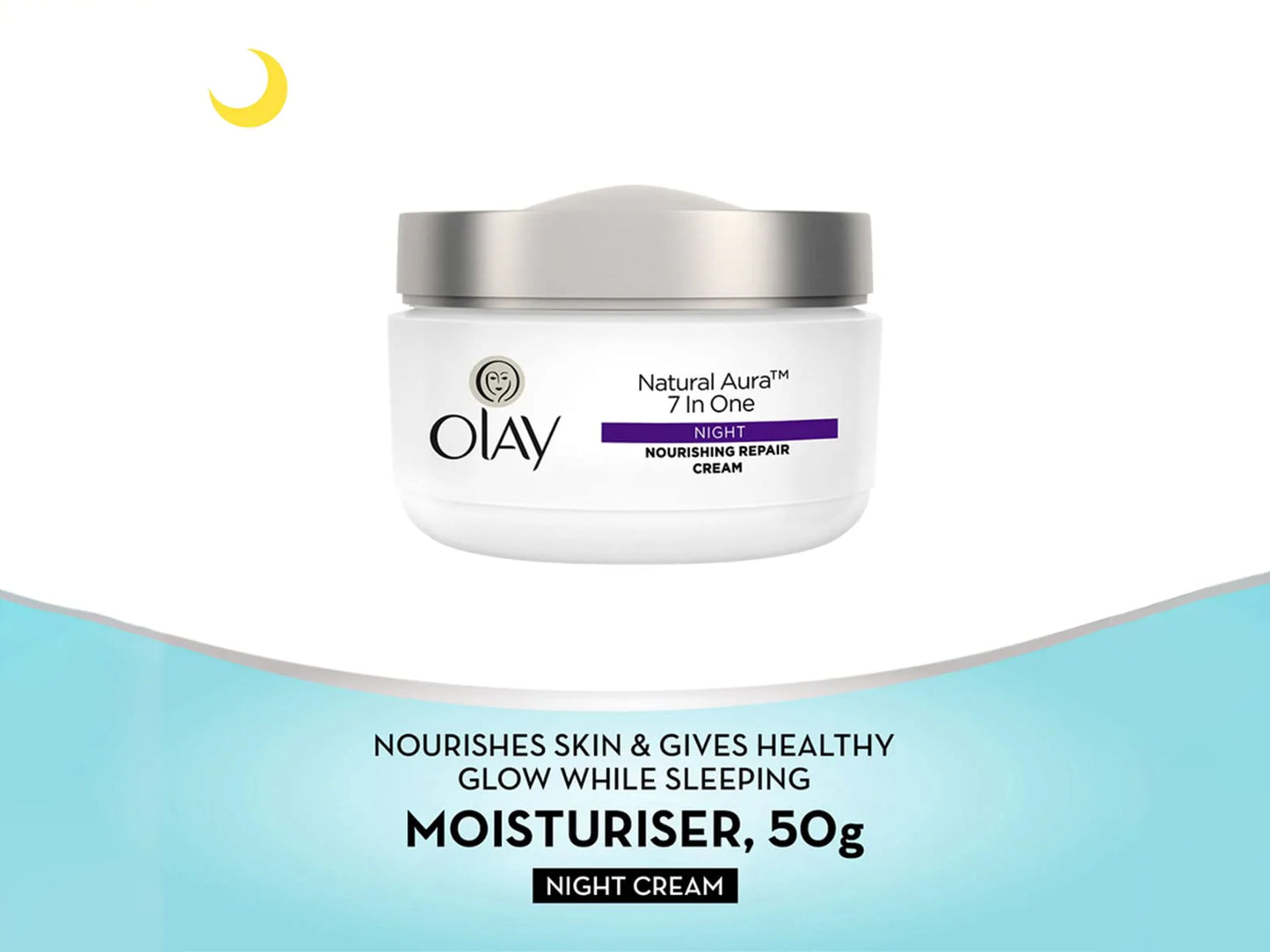 Olay Natural Aura 7 In One Night Nourishing Repair Cream 50g in Sri Lanka