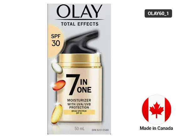 Olay Total Effects 7 in One Hydratant Avec UVA / UVB SPF 30 Moisturizer 50ml - CANADA - 075609191466 in Sri Lanka