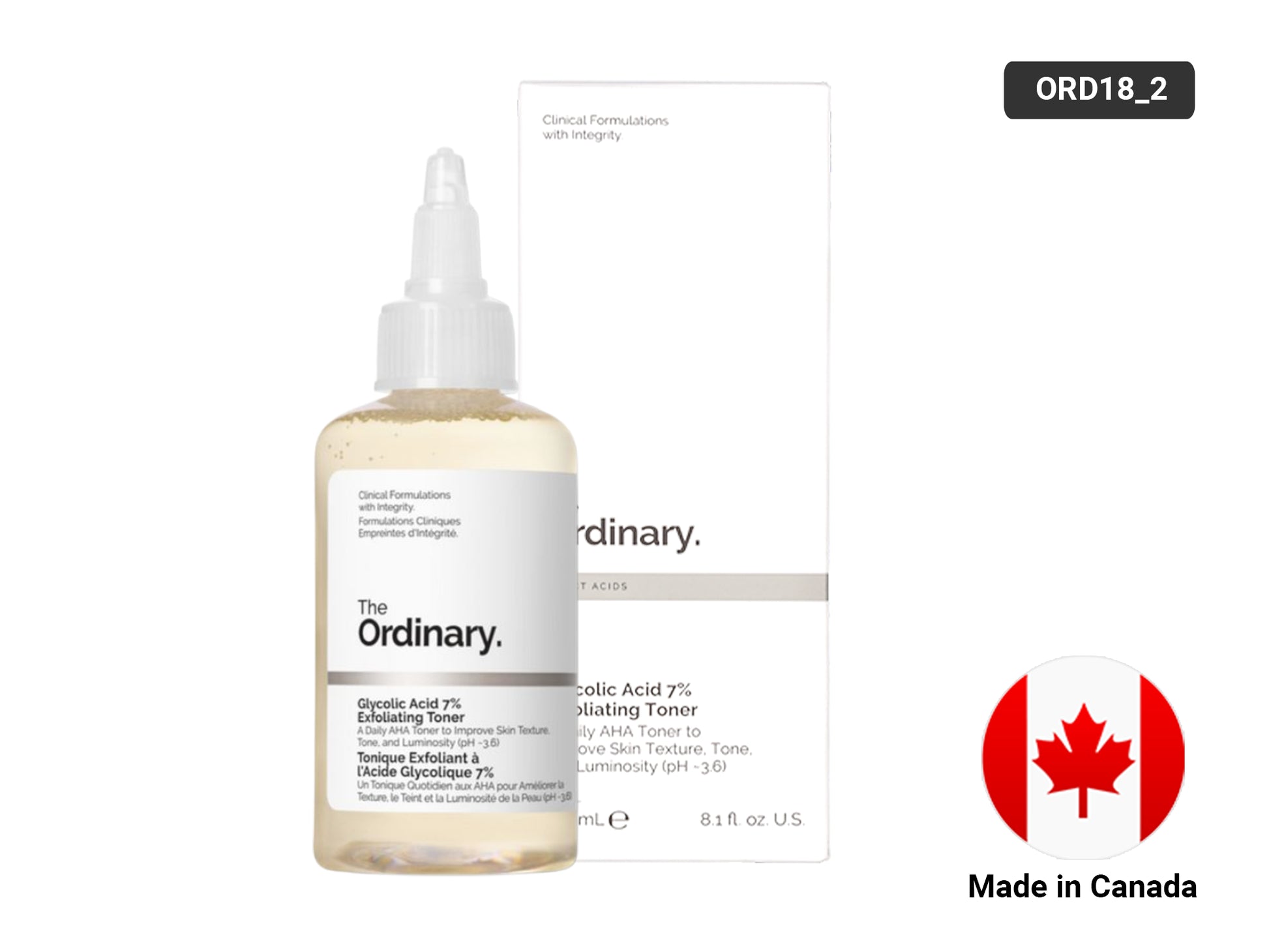 The Ordinary Glycolic Acid 7% Toning Solution 240ml in Sri Lanka