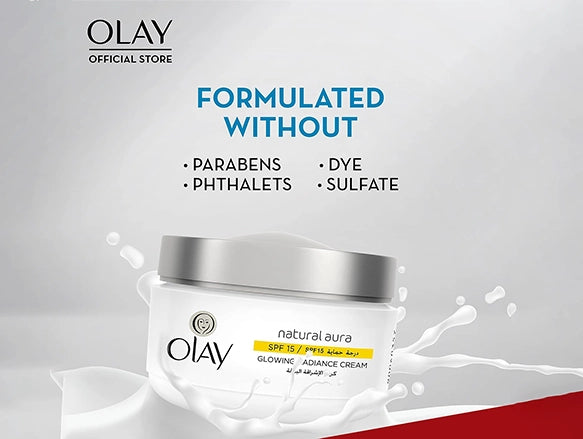 Olay Natural Aura Glowing Radiance Cream SPF15 50g - THAILAND in Sri Lanka