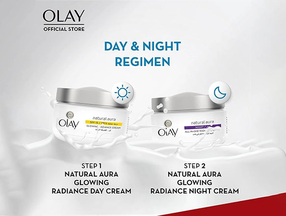 Olay Natural Aura Glowing Radiance Cream SPF15 50g - THAILAND in Sri Lanka