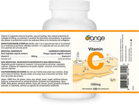 Orange Naturals Vitamin C 1000mg 120 Veg Capsules - CANADA in Sri Lanka