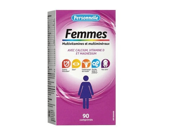 Personnelle Women Multivitamins & Multiminerals 90 Tablets - CANADA - 055989063331