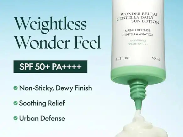 Purito Seoul Wonder Releaf Centella Daily Sun Lotion SPF50+ PA++++ 60ml in Sri Lanka