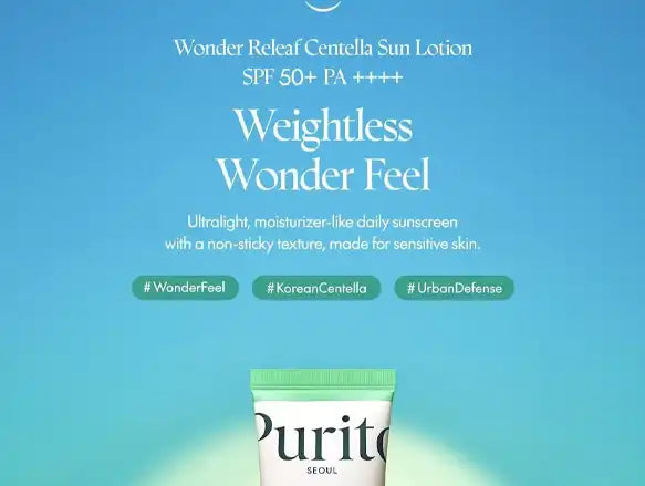 Purito Seoul Wonder Releaf Centella Daily Sun Lotion SPF50+ PA++++ 60ml in Sri Lanka