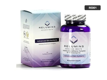 Relumins Advance White 1650mg Glutathione Complex 90 Capsules in Sri Lanka