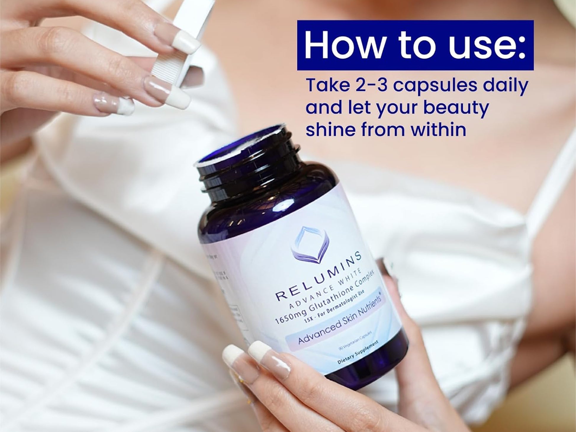 Relumins Advance White 1650mg Glutathione Complex in Sri Lanka   Cosmetics.lk