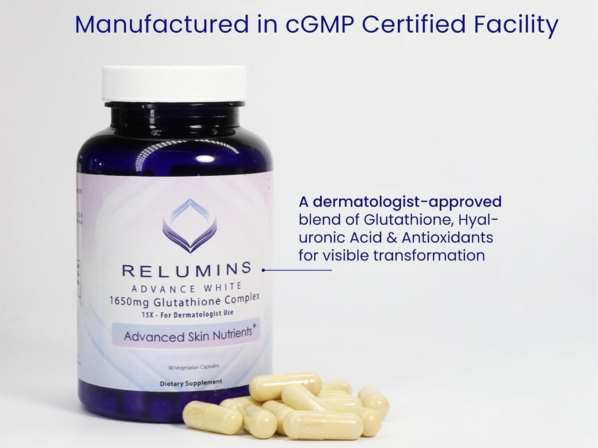 Relumins Advance White 1650mg Glutathione Complex with Hyaluronic Acid in  Sri Lanka  Cosmetics.lk
